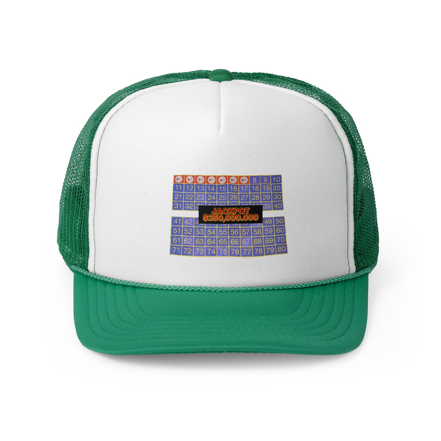 Retro Loaded 7 Spot, Trucker Cap, Vintage Bingo Theme Hat, Fun Carnival Headwear, Great for Bingo Lovers, Perfect Gift for Game Nights