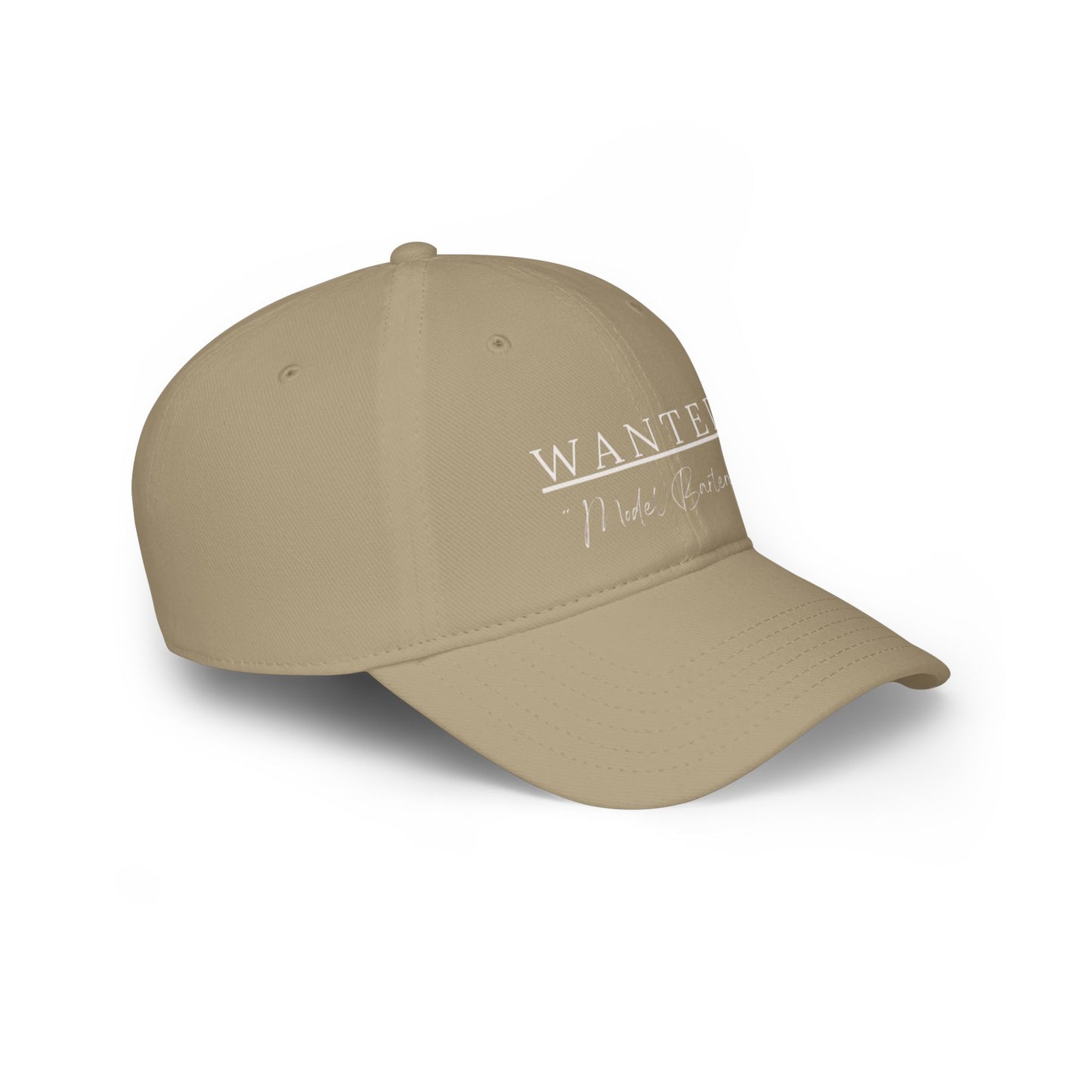 Classis Wanted Model Bartender Cap, Stylish Baseball Hat for Bartenders, Fun Gift for Friends, Casual Accessory, Unique Red Cap