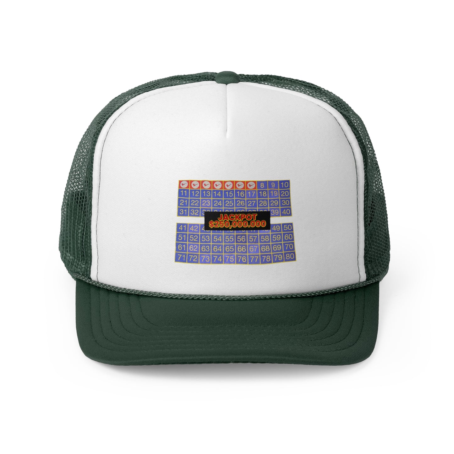 Retro Loaded 7 Spot, Trucker Cap, Vintage Bingo Theme Hat, Fun Carnival Headwear, Great for Bingo Lovers, Perfect Gift for Game Nights