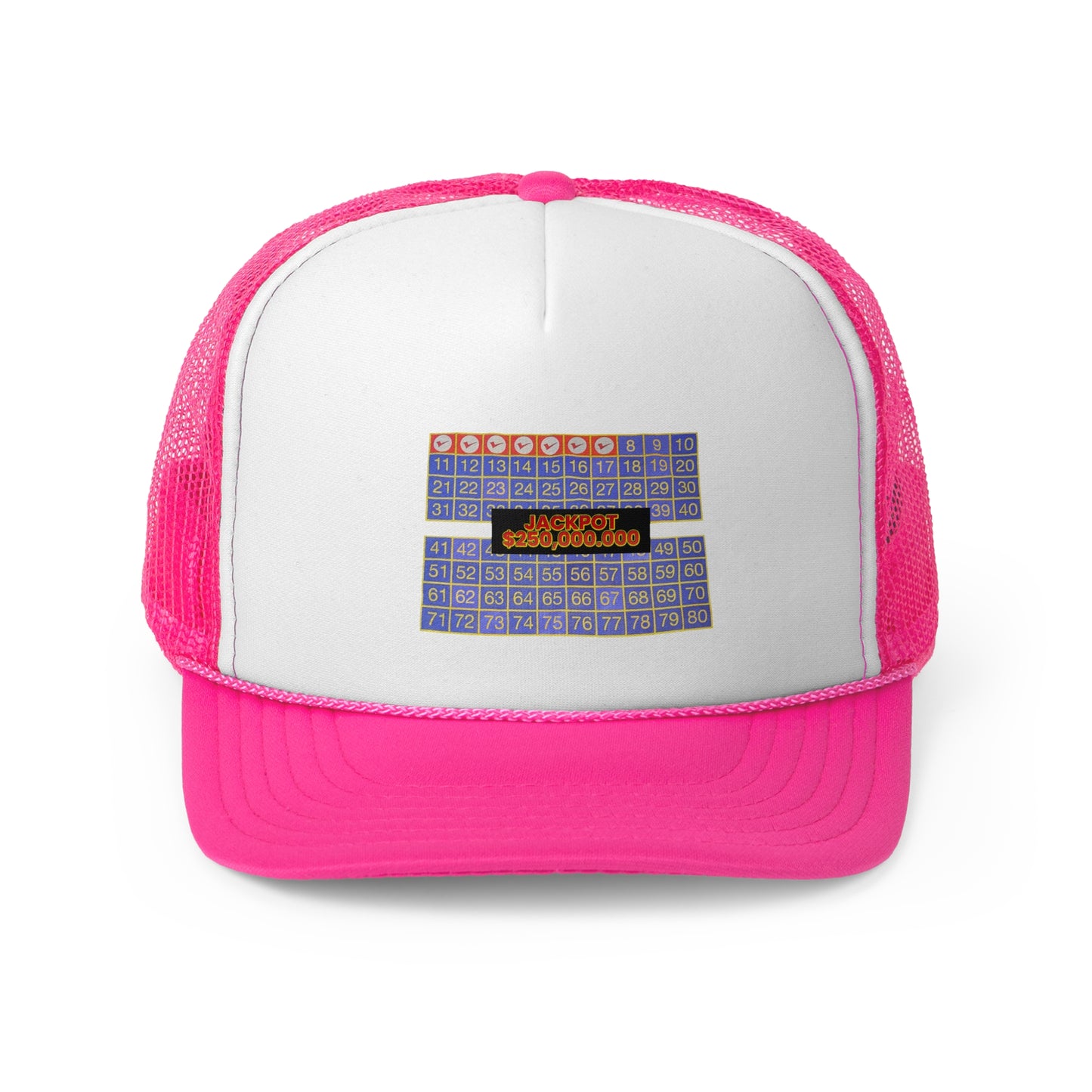 Retro Loaded 7 Spot, Trucker Cap, Vintage Bingo Theme Hat, Fun Carnival Headwear, Great for Bingo Lovers, Perfect Gift for Game Nights