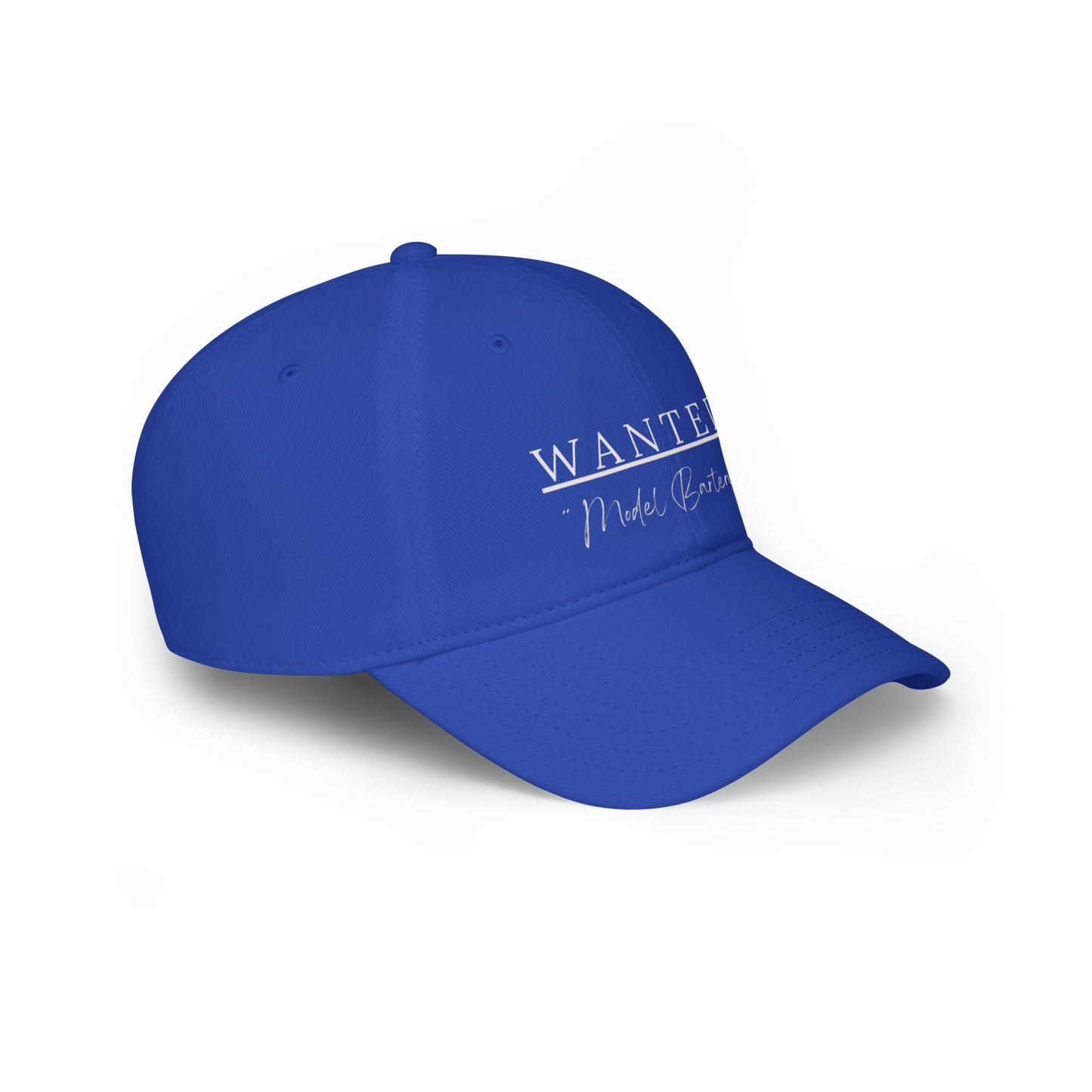 Classis Wanted Model Bartender Cap, Stylish Baseball Hat for Bartenders, Fun Gift for Friends, Casual Accessory, Unique Red Cap