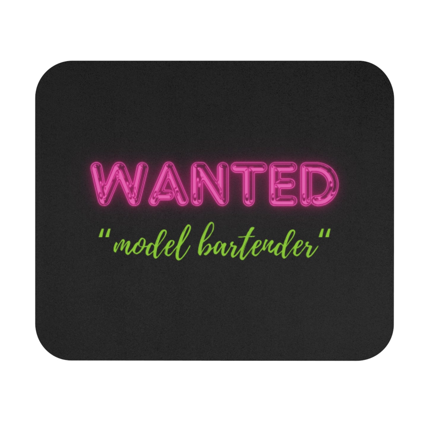 Mouse Pad Advertisement Bartender Funny