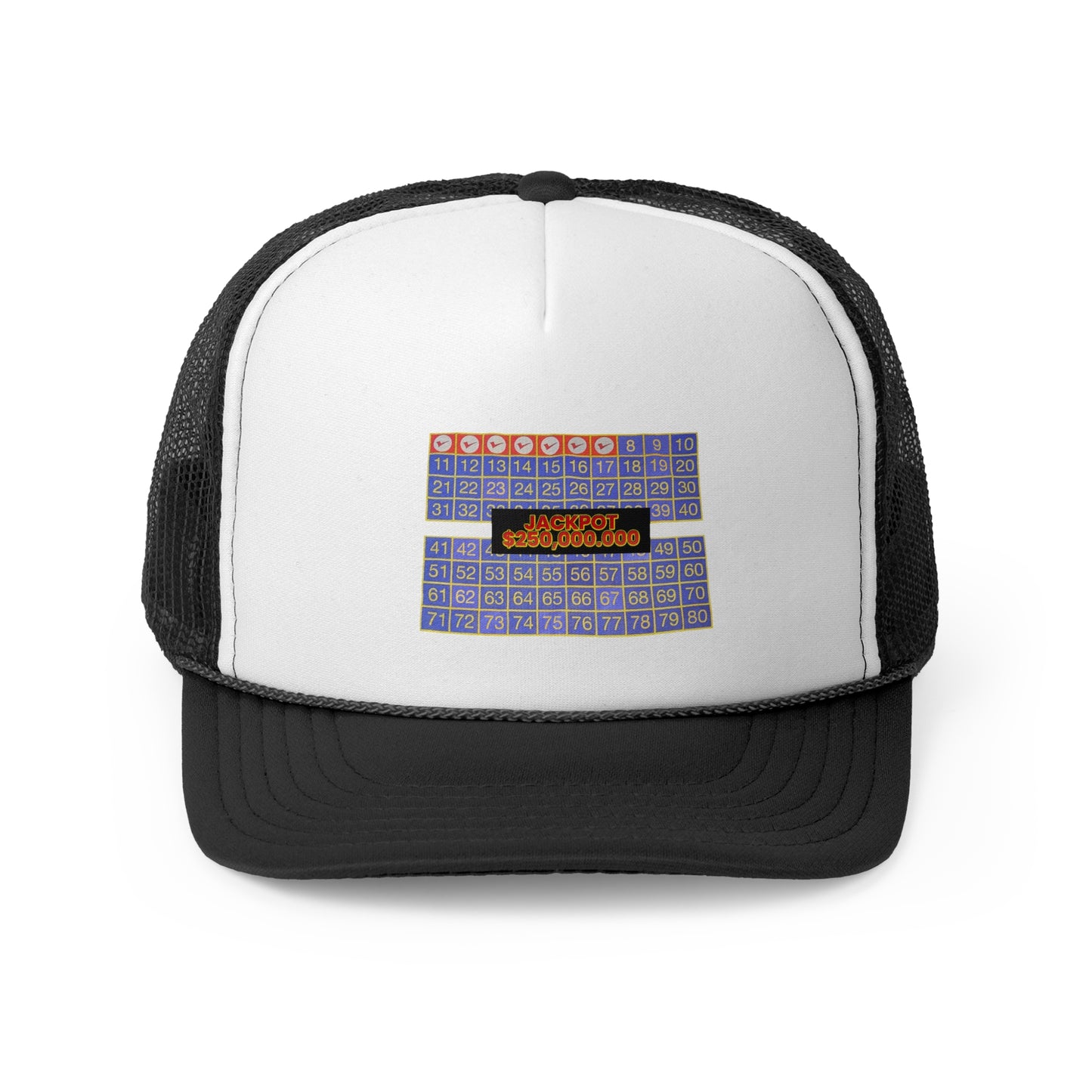 Retro Loaded 7 Spot, Trucker Cap, Vintage Bingo Theme Hat, Fun Carnival Headwear, Great for Bingo Lovers, Perfect Gift for Game Nights