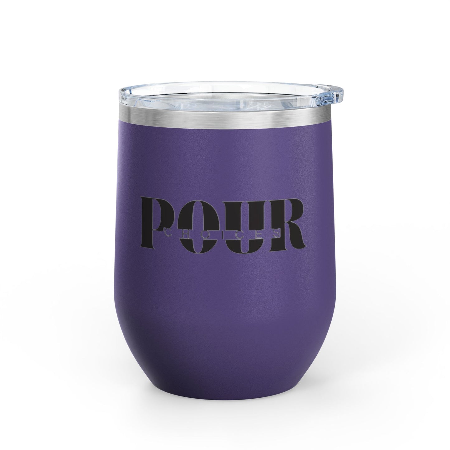 Stylish Wine Tumbler, Pour Choices - Ideal for Parties, Gifts, Home Use, Outdoor Adventures, Wine Lovers, Celebrations, Anniversaries