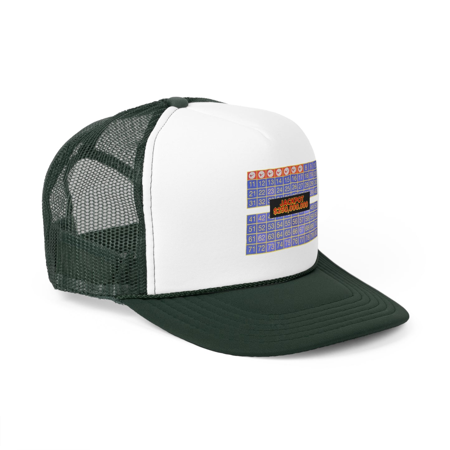 Retro Loaded 7 Spot, Trucker Cap, Vintage Bingo Theme Hat, Fun Carnival Headwear, Great for Bingo Lovers, Perfect Gift for Game Nights