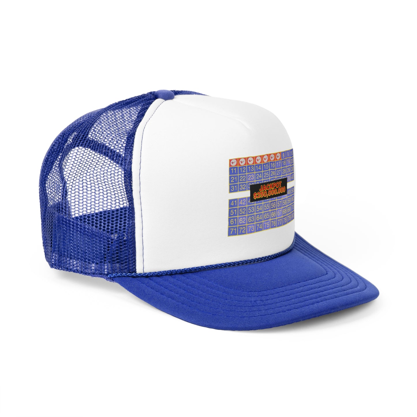 Retro Loaded 7 Spot, Trucker Cap, Vintage Bingo Theme Hat, Fun Carnival Headwear, Great for Bingo Lovers, Perfect Gift for Game Nights