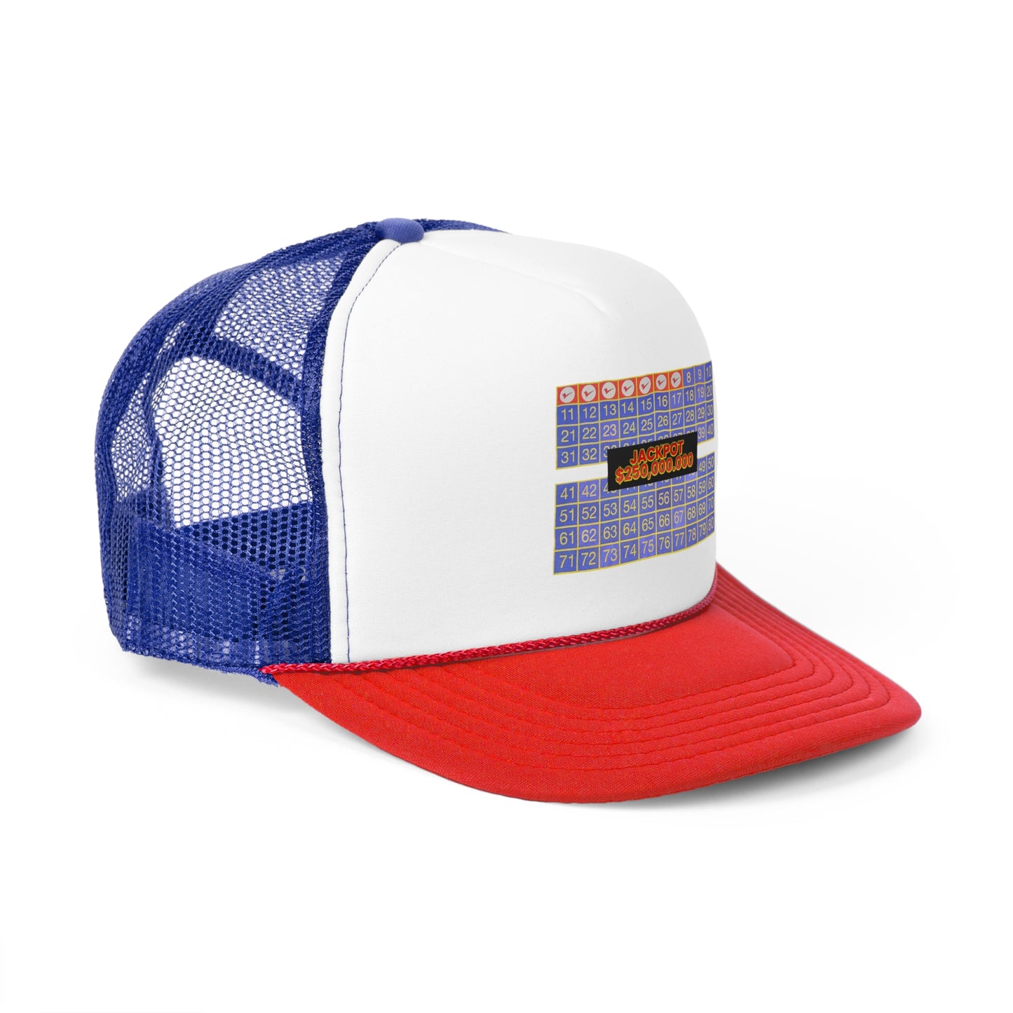 Retro Loaded 7 Spot, Trucker Cap, Vintage Bingo Theme Hat, Fun Carnival Headwear, Great for Bingo Lovers, Perfect Gift for Game Nights