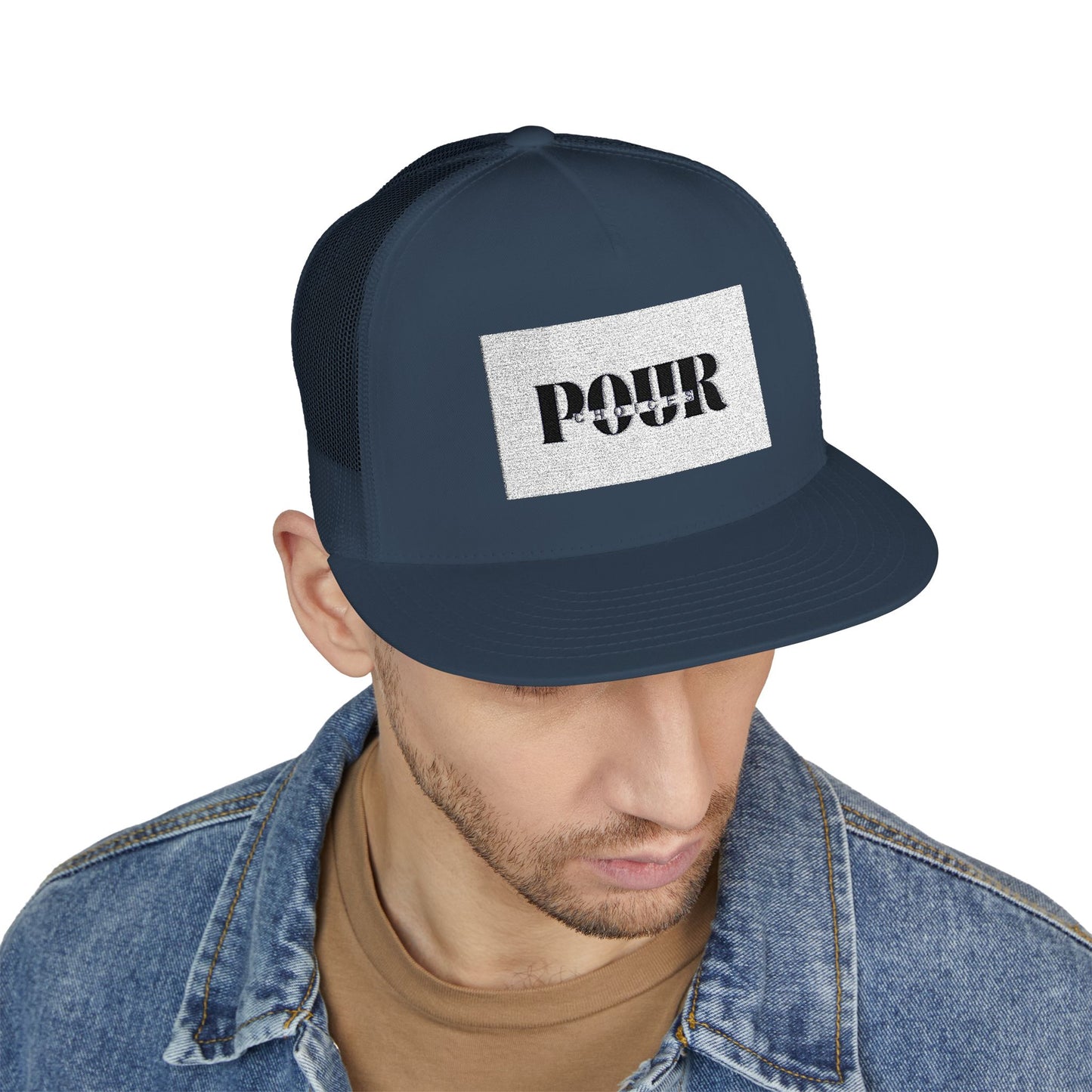 Embroidered Bartender Trucker Cap