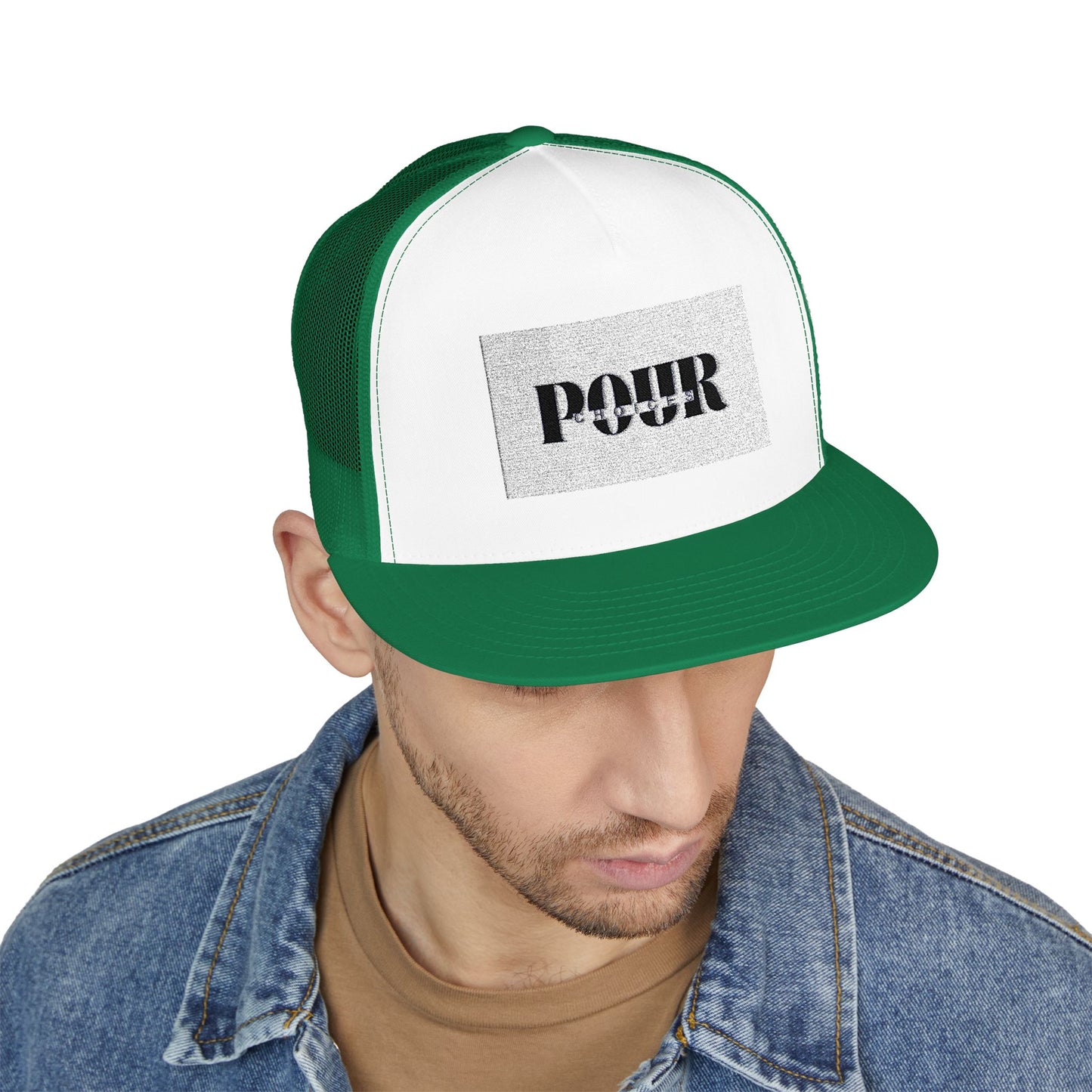 Embroidered Bartender Trucker Cap