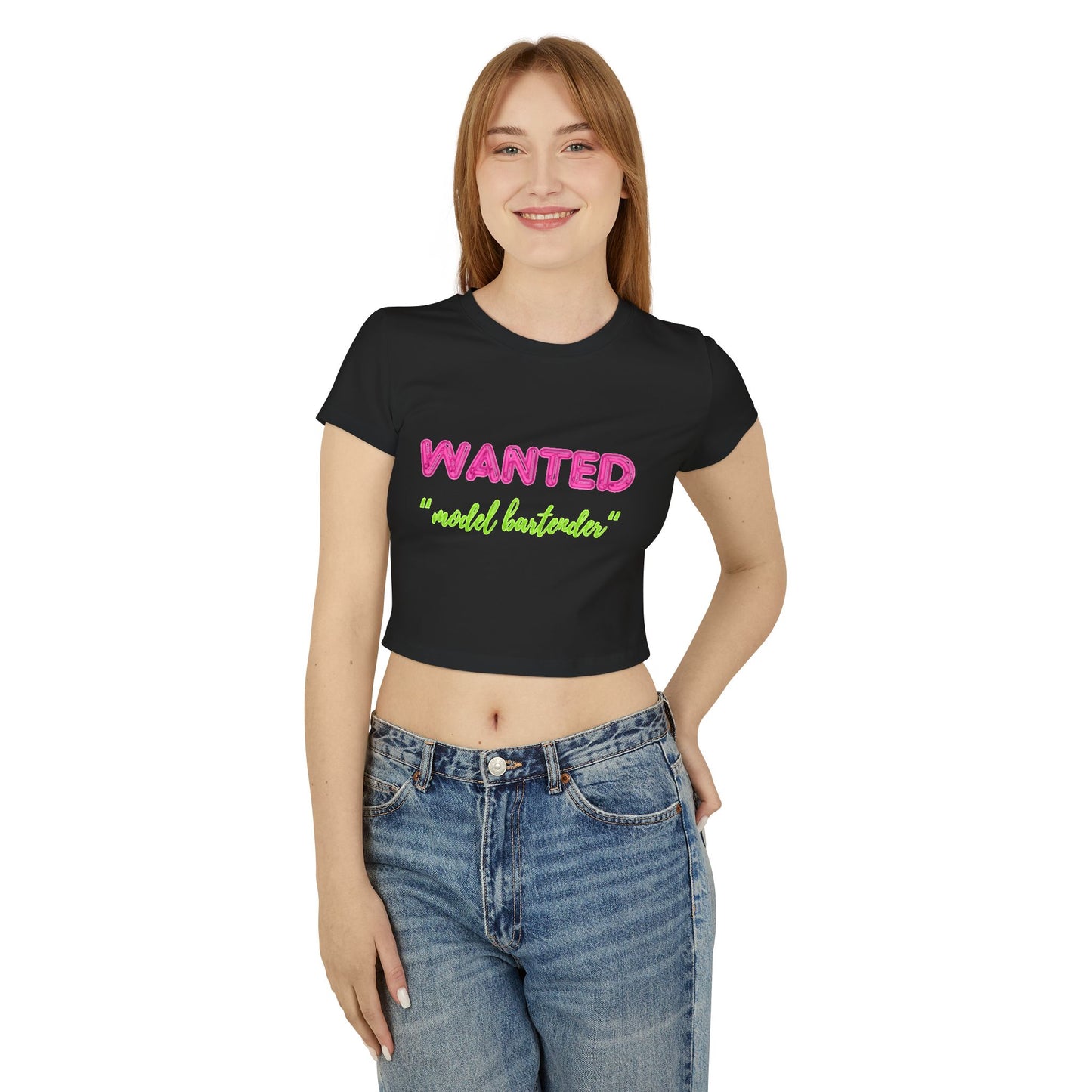 Model Bartender Women's Baby Tee