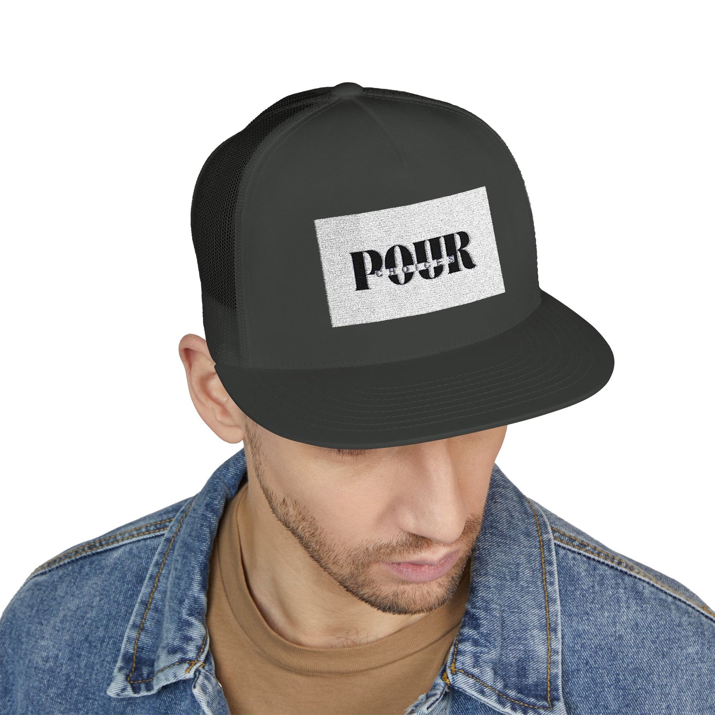 Embroidered Bartender Trucker Cap