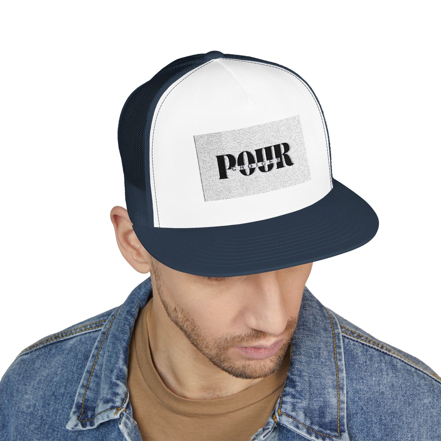 Embroidered Bartender Trucker Cap