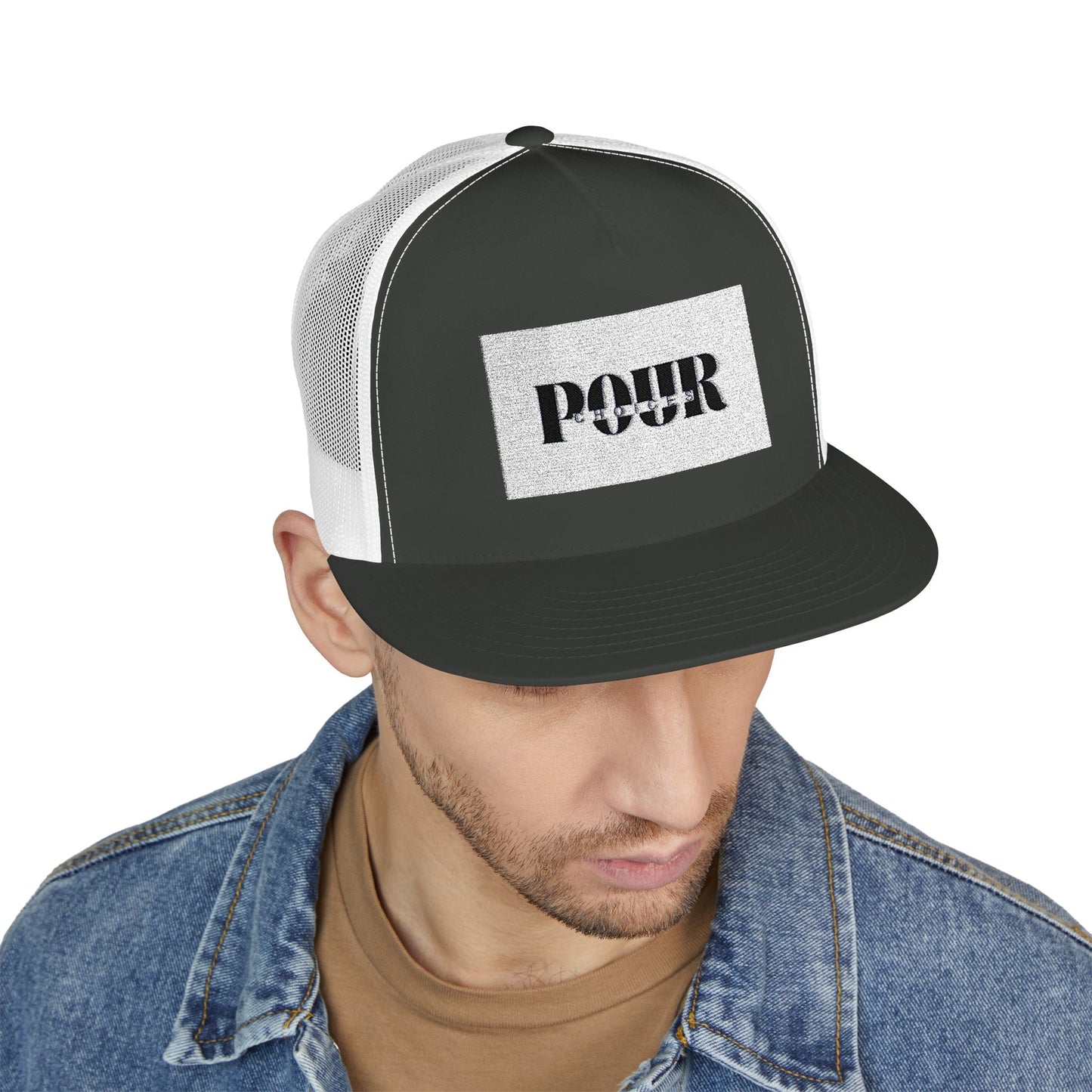 Embroidered Bartender Trucker Cap