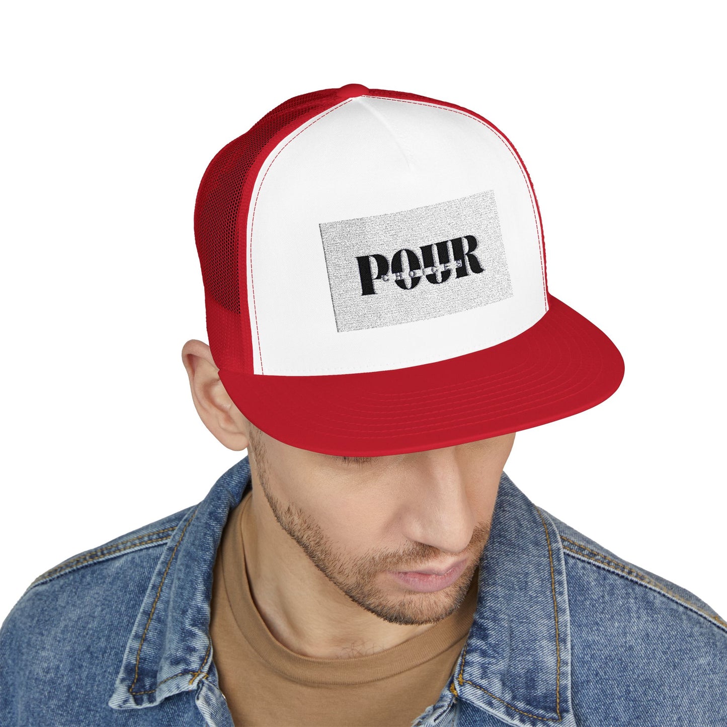 Embroidered Bartender Trucker Cap
