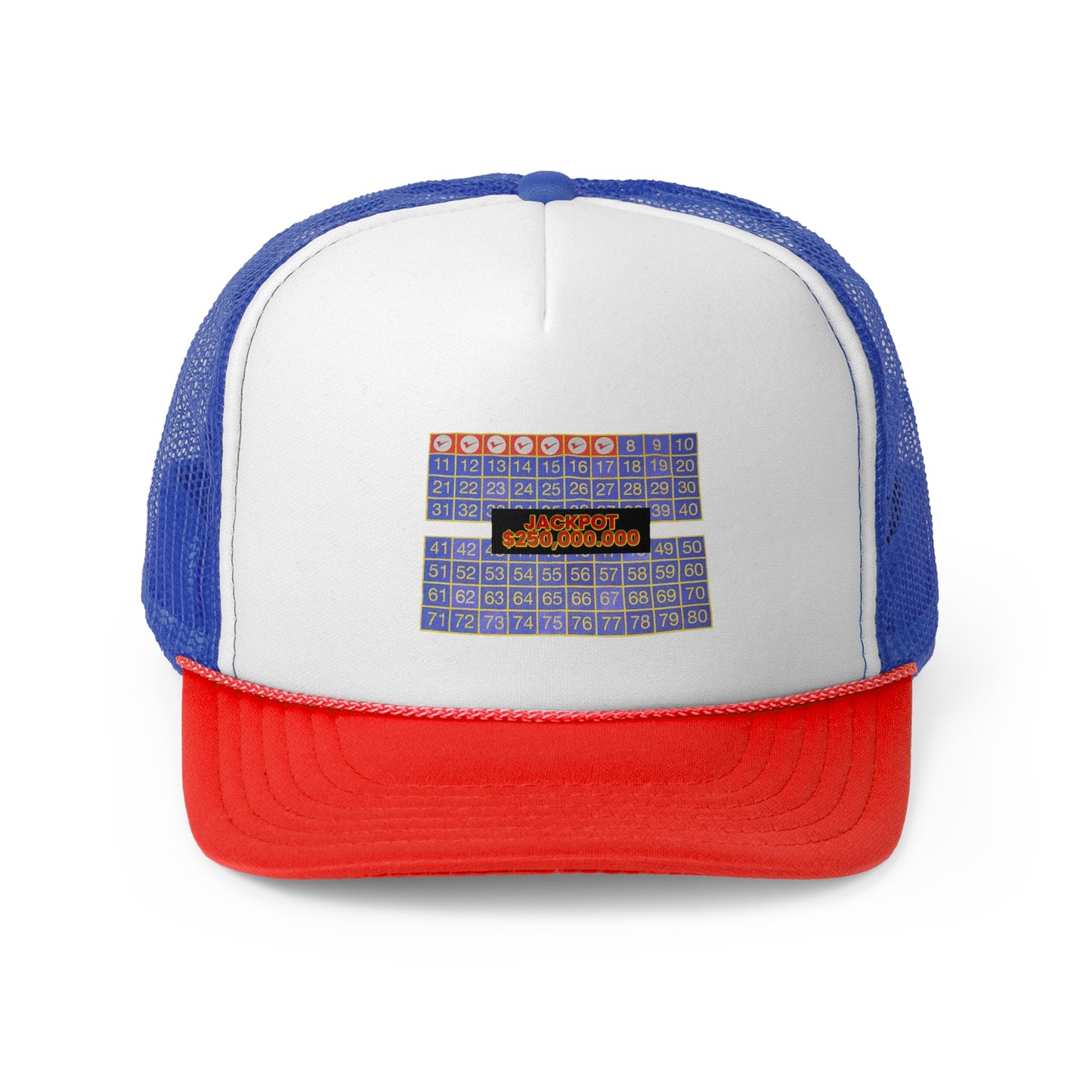 Retro Loaded 7 Spot, Trucker Cap, Vintage Bingo Theme Hat, Fun Carnival Headwear, Great for Bingo Lovers, Perfect Gift for Game Nights