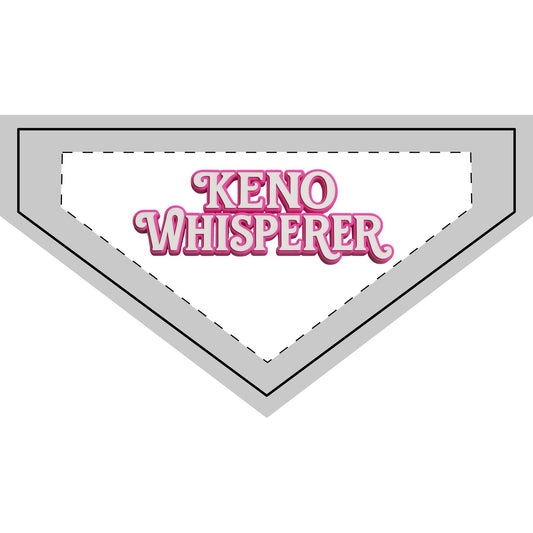 Clip-on Pet Bandana for Keno Lovers, Dog Bandana, Cute Pet Accessory, Keno Whisperer Gift, Pet Fashion for Holidays