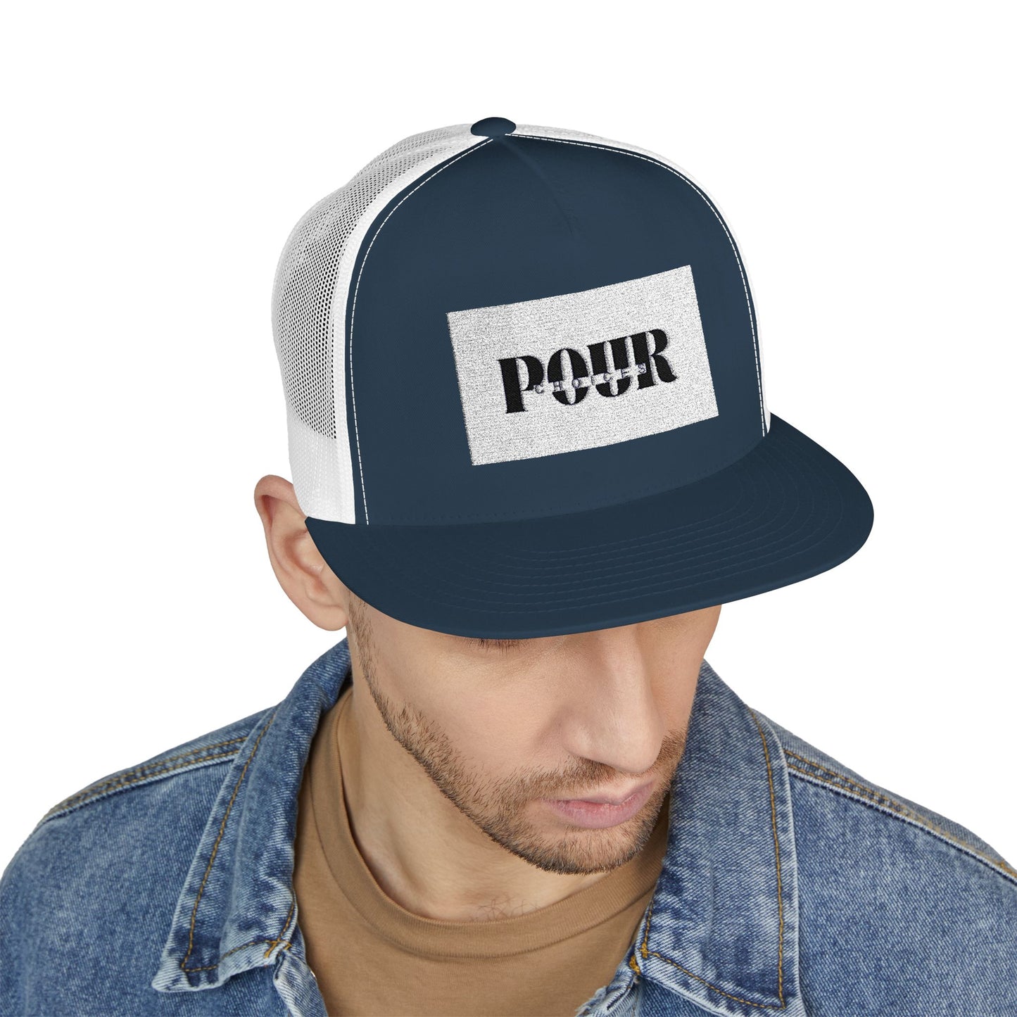 Embroidered Bartender Trucker Cap