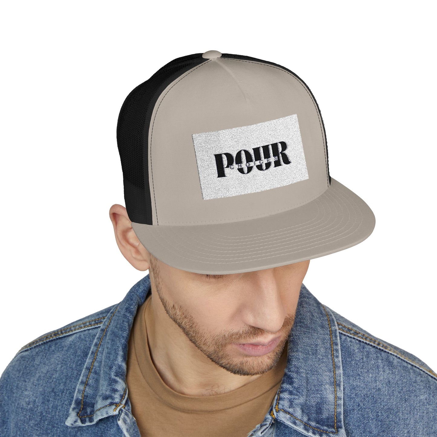 Embroidered Bartender Trucker Cap