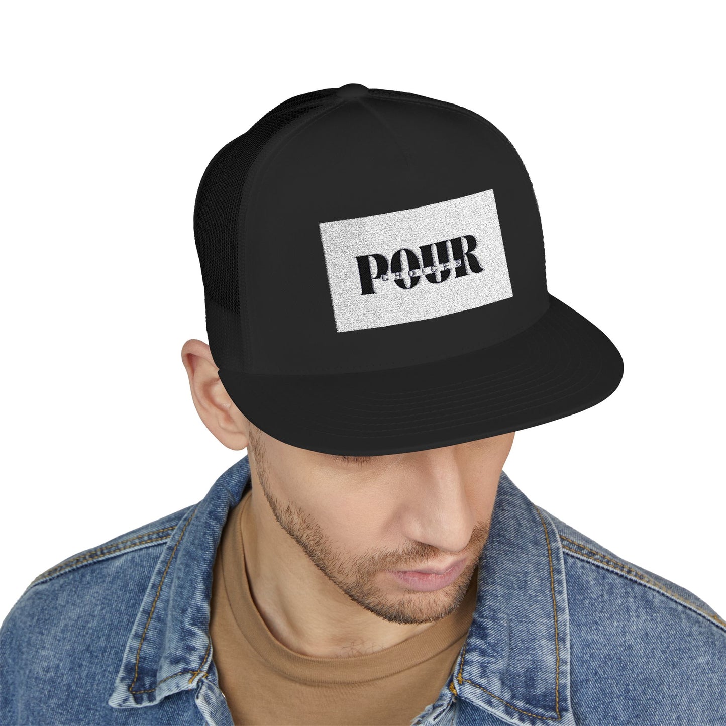 Embroidered Bartender Trucker Cap