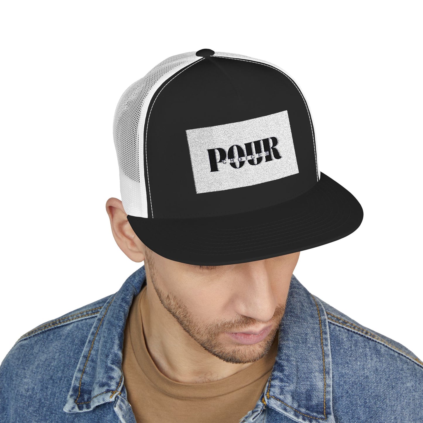 Embroidered Bartender Trucker Cap
